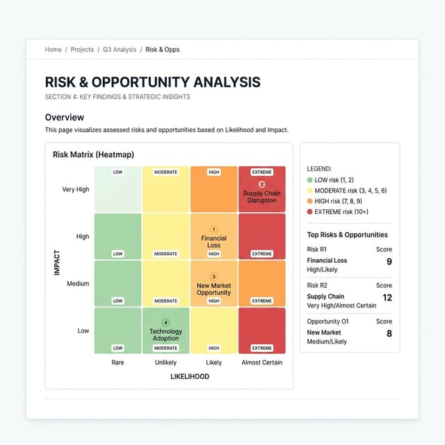 Risk & Opportunity Analysis